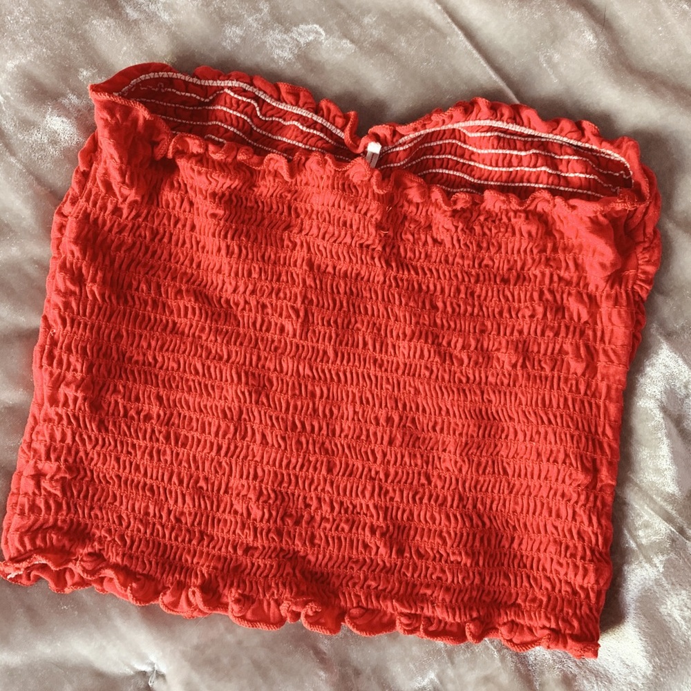 Urban Outfitters Ruffled Tube Top - Picture 4 of 4